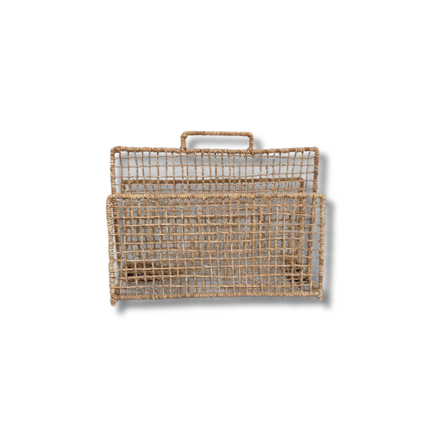 Natural Woven Magazine Holder