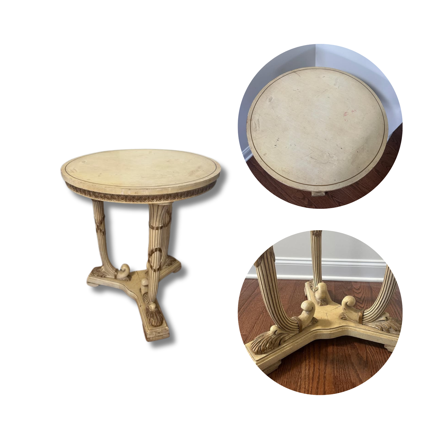Round French Side Table