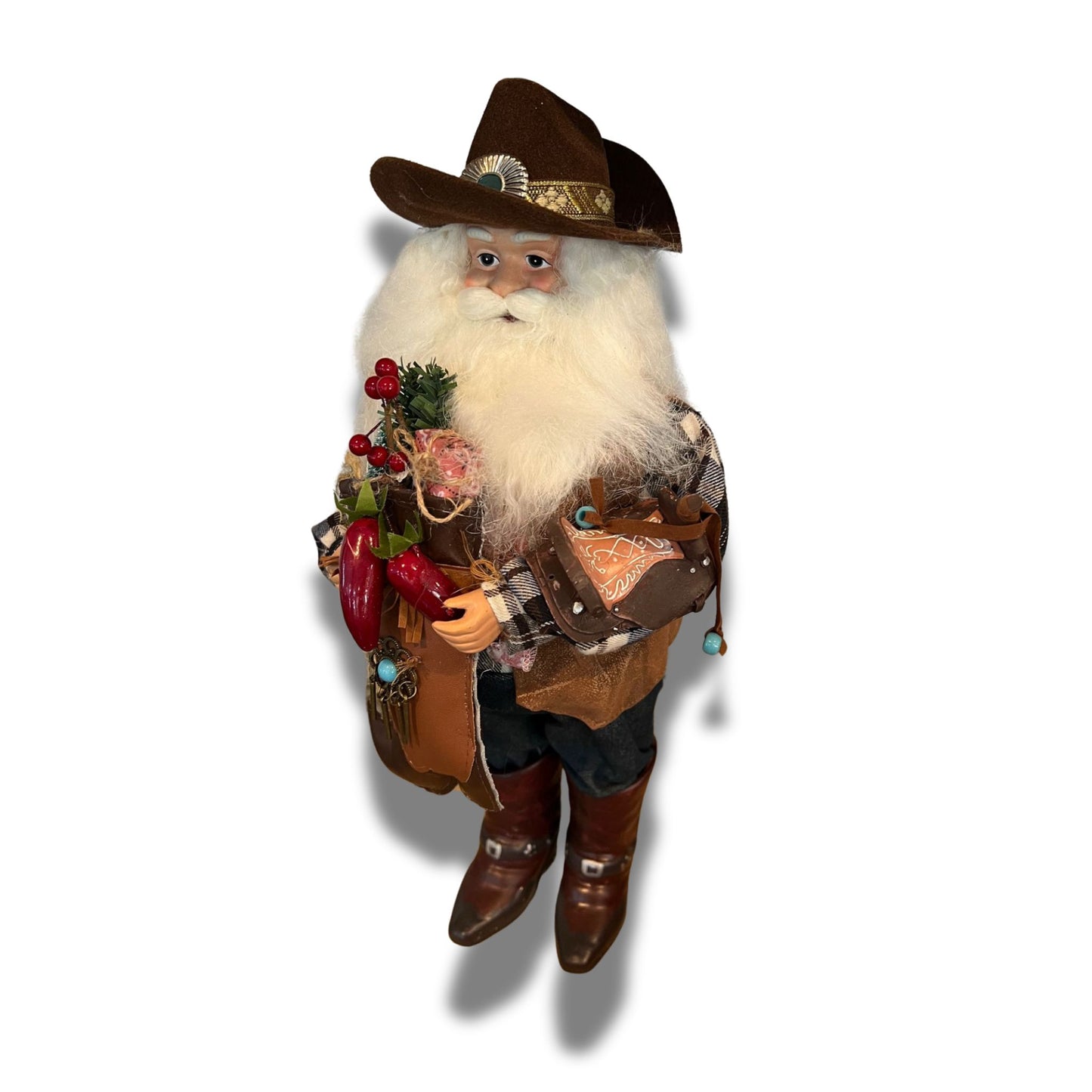 Cowboy Santa Decoration