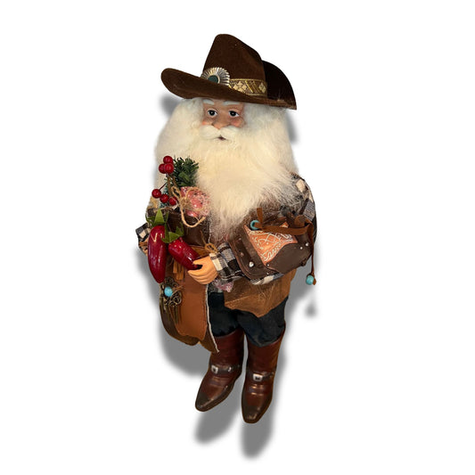 Cowboy Santa Decoration