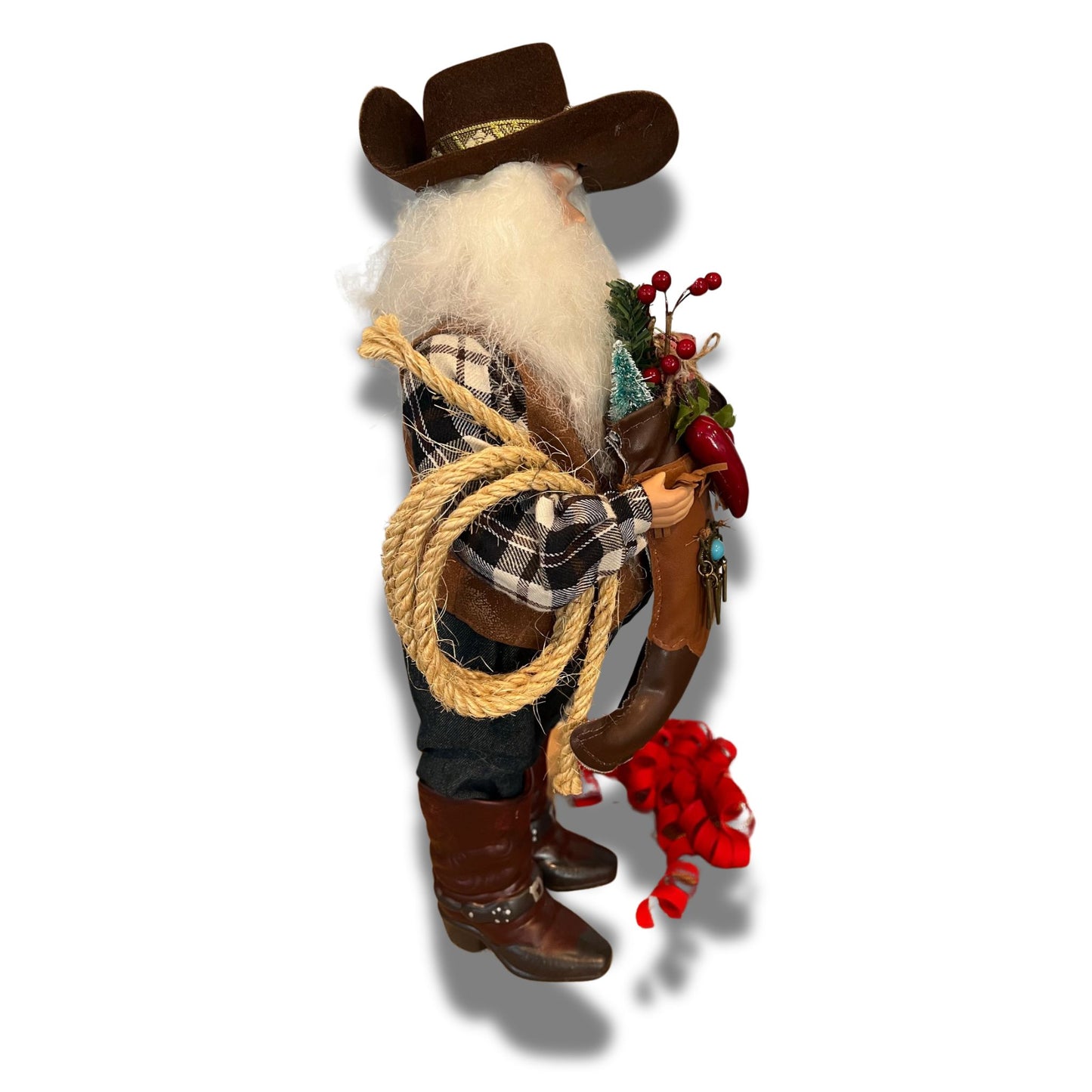 Cowboy Santa Decoration